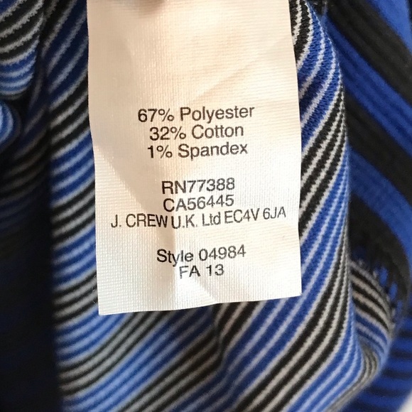 Madewell Gallerist Ponte Dress Blue Stripe - Picture 8 of 9